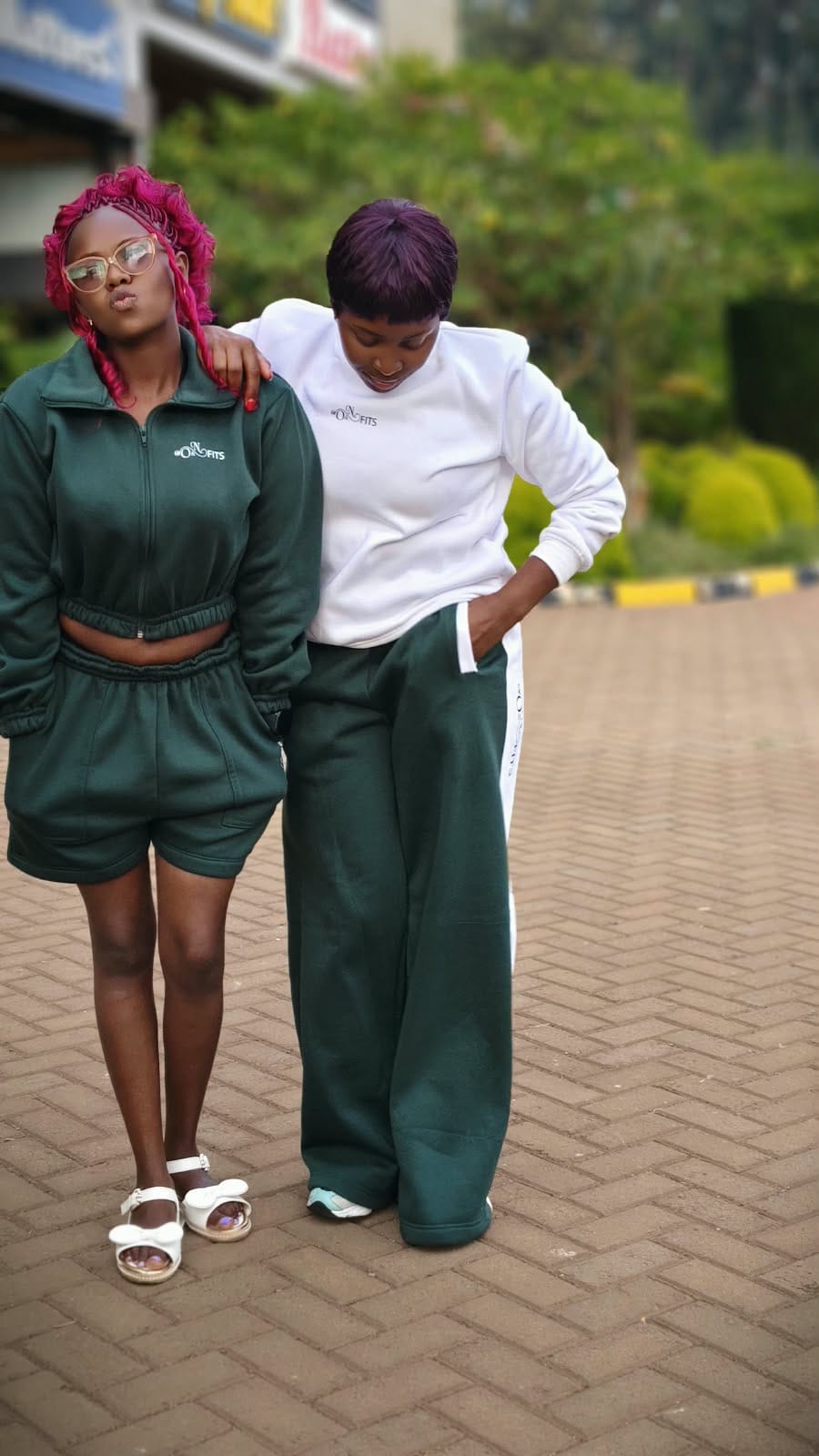O&N Designed Cropped Zip Sweatshirt — Terrace Edition