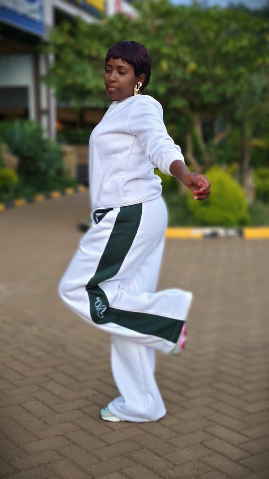 O&N Designed Athletic Side-Stripe Sweatpants — Grounds Edition