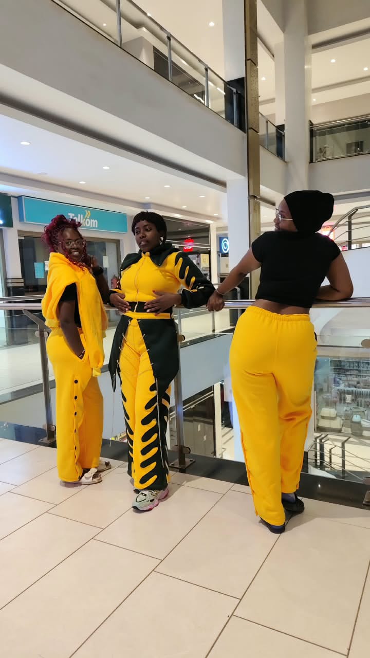 O&N Designed Applique Wave Tracksuit — Back Profile Edition